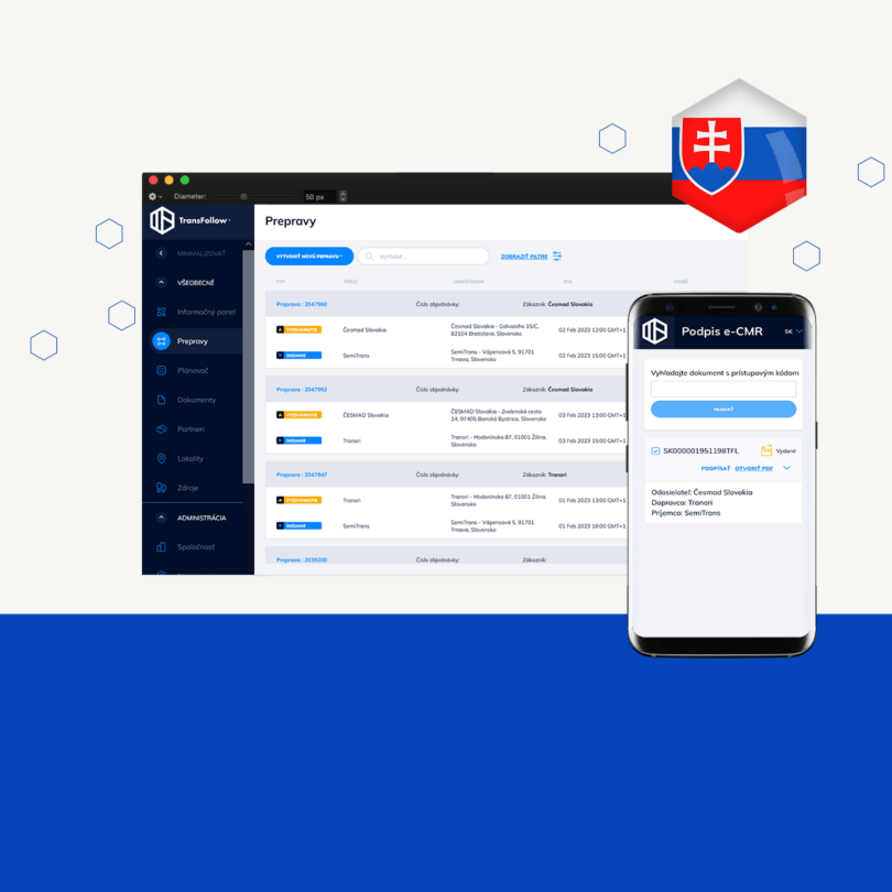 TransFollow eCMR Slovak